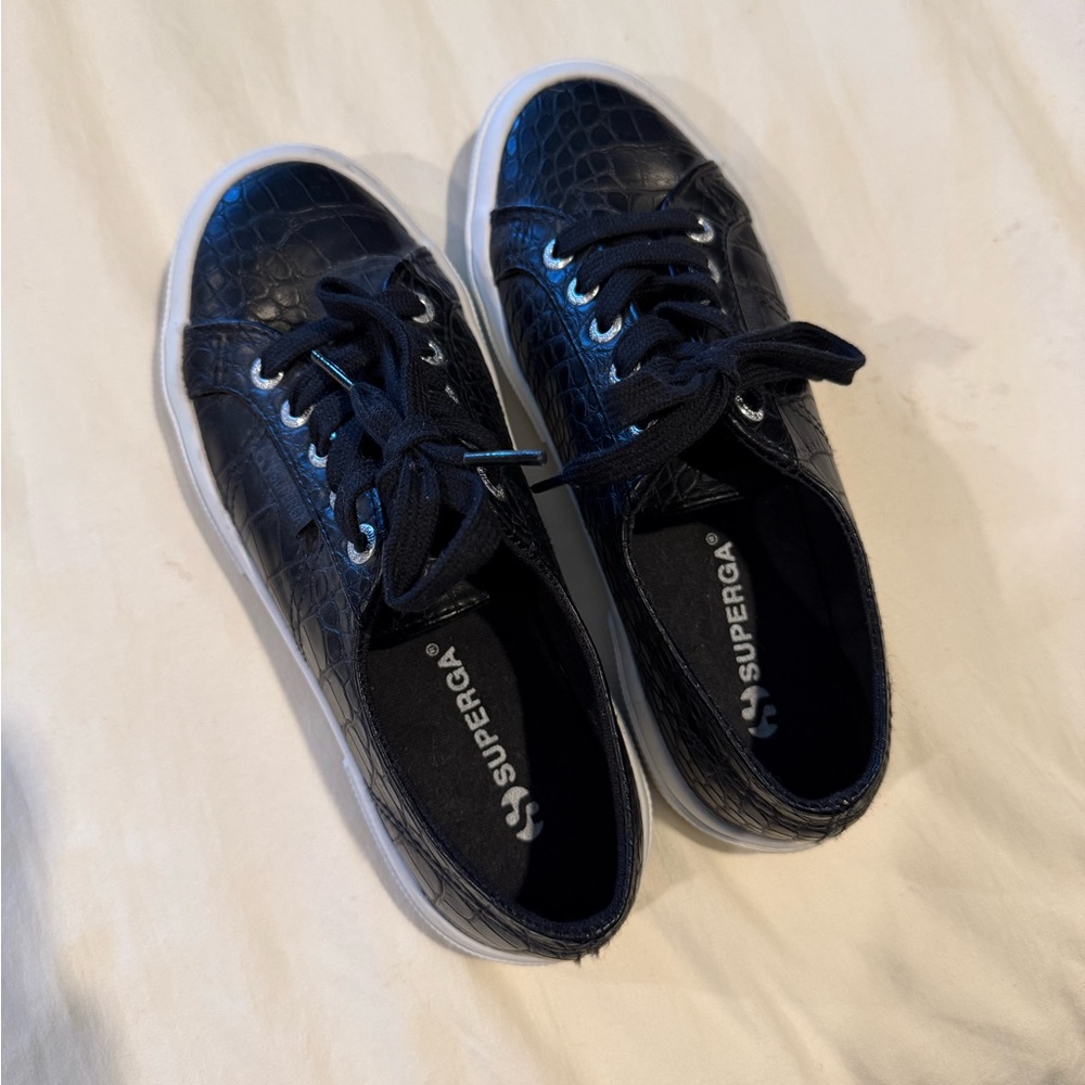 Superga Textured Sneakers